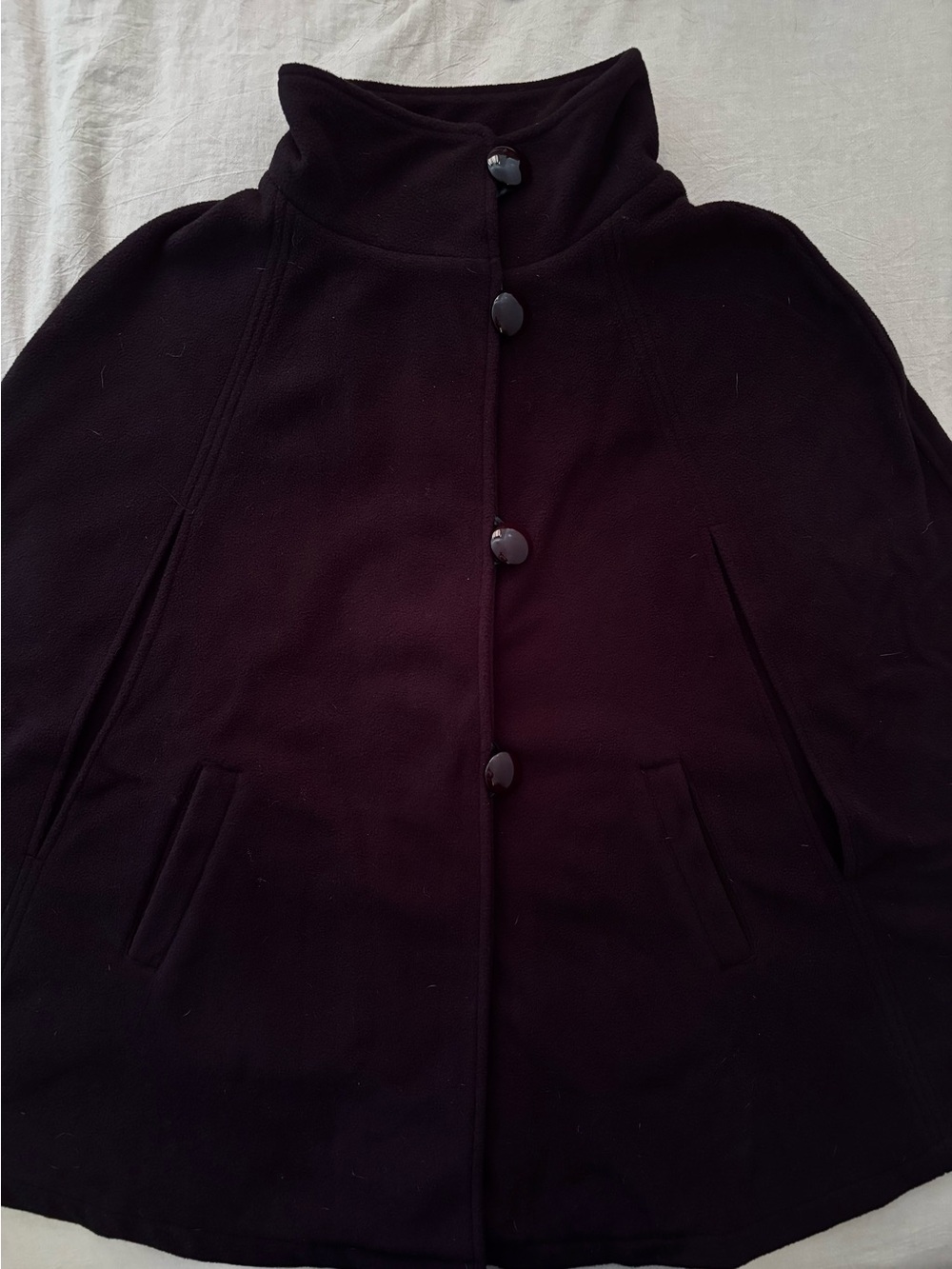 Classic Black Women's Button-Front Jacket
